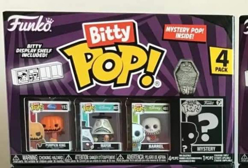 Funko Bitty Pop, Set Del Extraño Mundo De Jack