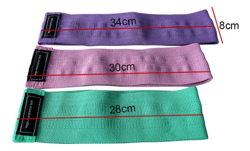 3pzs Banda Resistencia Para Sentadillas De Yoga Estirar Tren