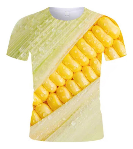 Disfraz De Frutas Y Verduras De Halloween, Playera De Maíz