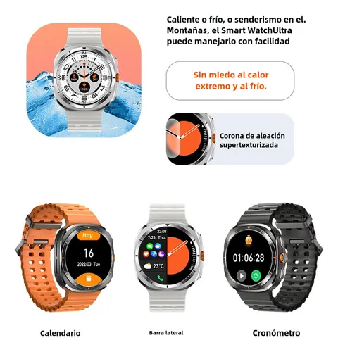 Reloj Smart Watch 7 Ultra 1.5 Bt Para Samsung Galaxy Amoled