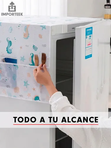 . Cubierta Refrigerador Protector Antipolvo Nevera 180x55cm