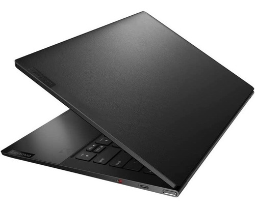 Notebook Lenovo IdeaPad 14ITL5  shadow black táctil 14", Intel Core i7 1195G7  16GB de RAM 512GB SSD, Intel Iris Xe Graphics G7 96EUs 3840x2160px Windows 11 Home