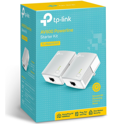 Adaptador Nano Tl-pa4010 Kit Powerline Av600 Tp-link 