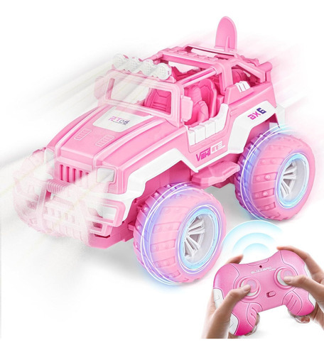 1 Coche De Control Remoto Rosa Para Niñas,escala 1:16rc Jeep