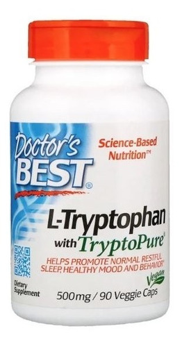 Triptófano (500 mg 90 cápsulas) L-triptófano Doctor's Best