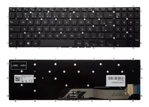 Teclado P/ Dell Inspiron 5565 5567 5570 5575 7566 7567 5765