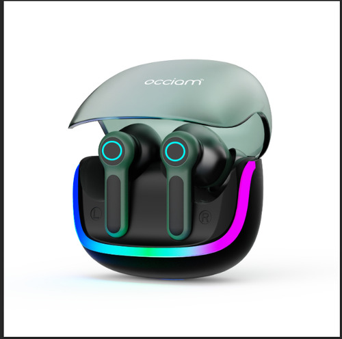 Audifonos Inalambricos Gamer Con Microfono Occiam G07 Verde