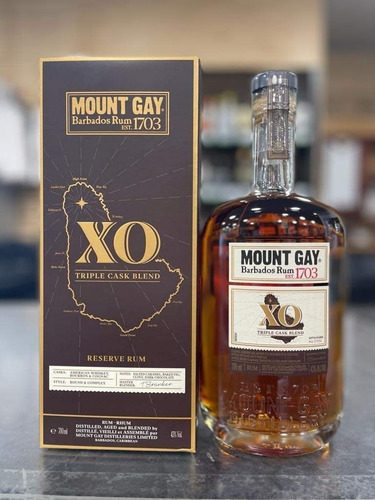 Ron Mount Gay Barbados Est 1703 Xo Triple Cask Goldbottle