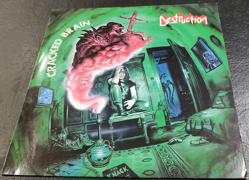 Destruction Cracked Brain Lp Aleman 1ra Ed Kreator Testament