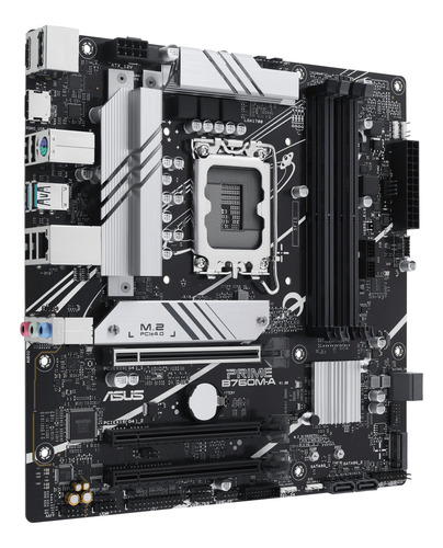 Tarjeta Madre Asus Prime B760m-a-csm Lga1700 Ddr5 Pcie 4.0 Color Negro