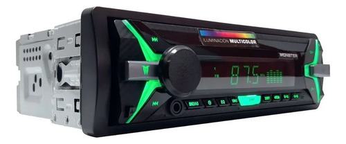 Estéreo para auto Monster Sound X 1100 con USB, bluetooth y lector de tarjeta SD