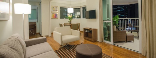Imagem 6 de 15 de Flat Estanconfor Vila Olimpia Fora Do Pool Duplex - Sf24855