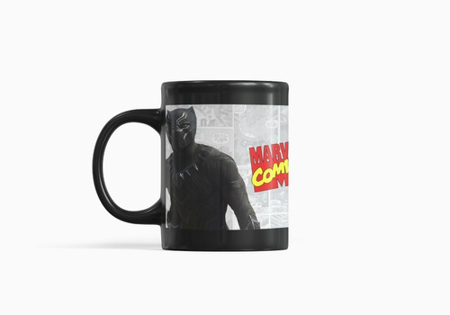 Taza Mágica - Pantera Negra Marvel Comic Wakanda Forever