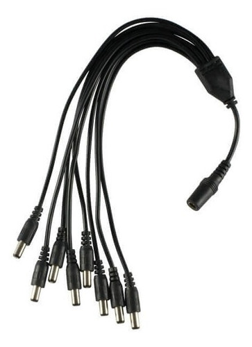 Adaptador De Corriente De 1 A 8 Vias Para 8 Camaras Cctv