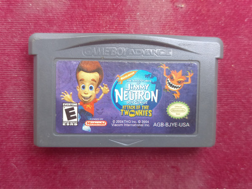 Jimmy Neutron Twonkies ( Gameboy Advance Gba Sp ) 7v   (^o^)