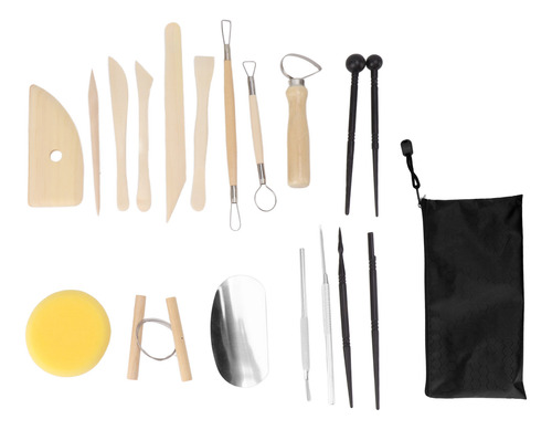 Kit De Ferramentas De Argila Para Esculpir Materiais De Made