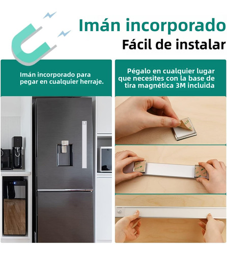 2 Lámparas 30cm Lámpara 60 Led Barra Luz Sensor Movimiento