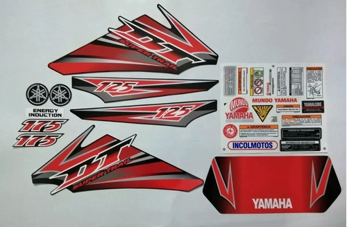 Kit Completo De Calcomanías Yamaha Dt 125-175 Modelo Nuevo