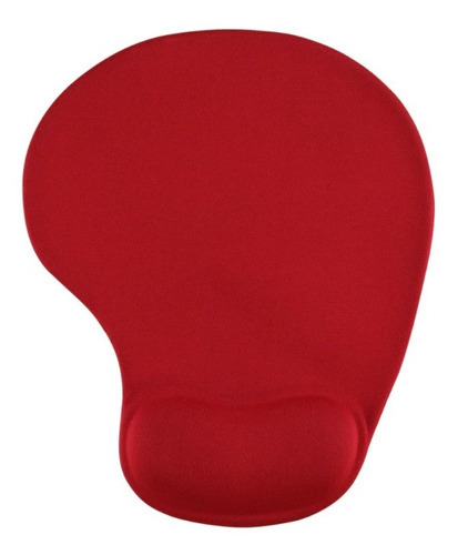 Mouse Pad Tapete Mouse Ergonomico Laptop Pc Gel Alfombrilla Color Rojo