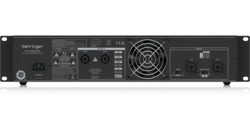 Imagen 2 de 2 de Amplificador Nx3000 Behringer Ultraligero De 3000 Watt