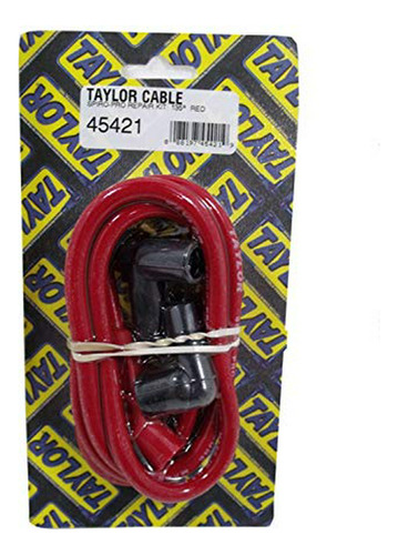 Taylor Cable 45421 rojo 8 mm Spiro-pro Spark Plug Y Alambre 