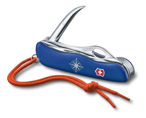 Imagen 2 de 7 de Cortaplumas Victorinox Skipper Azul Suiza 12 Usos Navajas