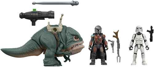 Imagen 1 de 4 de 3 Figuras Star Wars Mandalorian Blurrg Remnant Stormtrooper