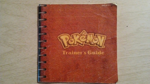 Sólo Manual De Pokémon Blue Azul Gameboy Game Boy Gb