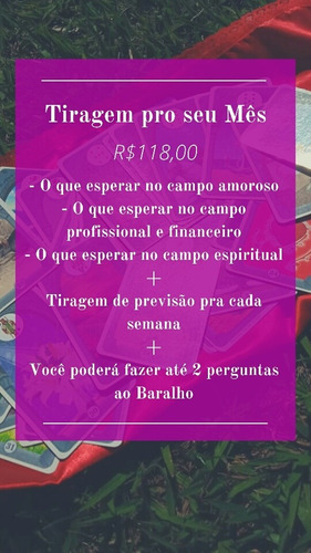 Imagem 4 de 5 de Consulta Com Baralho Cigano E Tarot