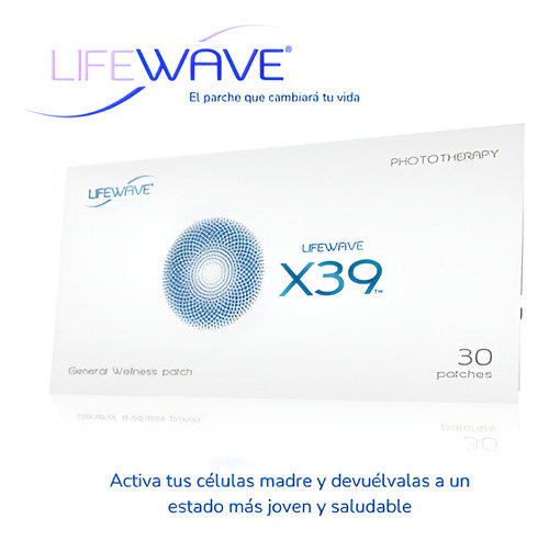30 Parches - Lifewave X39 - Regenera Tus Células Madres