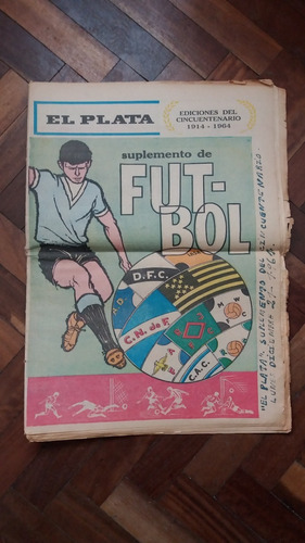 Suplemento De Fútbol Diario El Plata - Cincuentenario