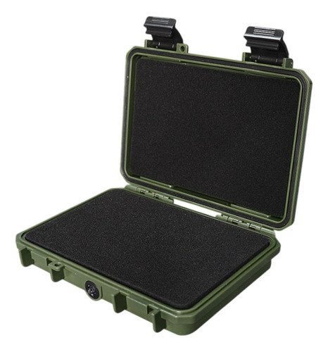 Caja De Almacenamiento De Caja Dura Impermeable Verde
