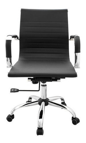 Imagen 2 de 10 de Sillón Oficina Escritorio Aluminium Eames Bajo Pc Ct