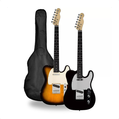 Guitarra Electrica T/ Telecaster + Funda + Cable + Pua Pack