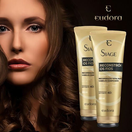 Shampoo Siàge Reconstrói Os Fios 250ml - Eudora