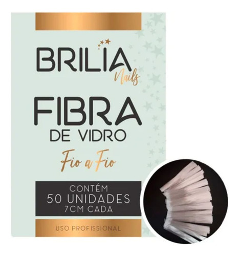 Fibra De Vidro Alongamento Unhas Com 50 Tufos - Brilia