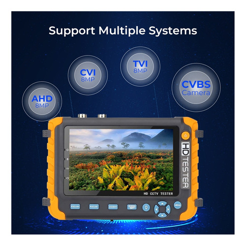 Probador Videovigilancia Ahd Cvi Tvi Cvbs Entrada Vga Hdmi