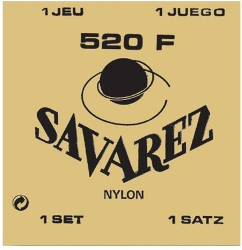 Imagem 1 de 1 de Encordoamento Savarez 520f Violão Nylon Tensão Alta 