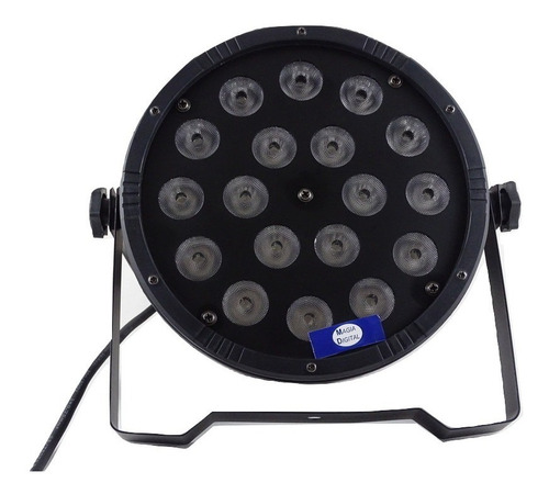Imagen 2 de 7 de Luz Cañon Led Steelpro 518-3par 18leds 5watts Rgb Dmx512