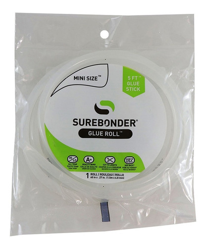 Imagen 1 de 2 de Barra En Rollo De Silicón Mini 5 Pies Rm-5 Surebonder
