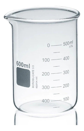 Vaso Precipitado 600 Ml , Beaker Eclab