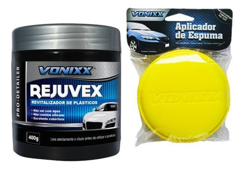 Revitalizador De Plásticos Rejuvex + Aplicador Vonixx Vonixx