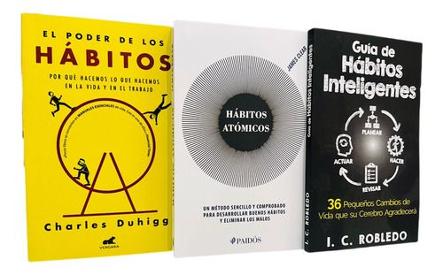 Pack Habitos Atomicos  ( 3 Libros )