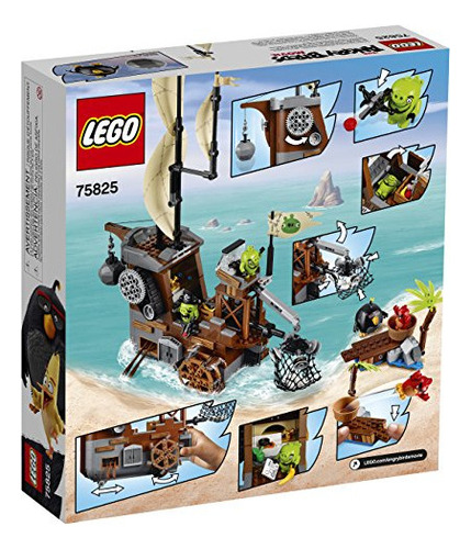 Lego Angry Birds 75825 Piggy Pirate Ship Building Kit 620 P
