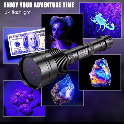 Lanterna Uniquefire Led Uv Ultravioleta Premium