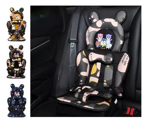 Asiento De Coche De Bebé De Dibujos Animados, Seguro Y Cómod