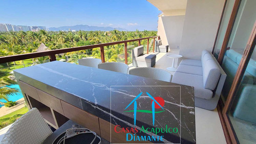 Cad La Isla Fiji T5. Terraza Con Vista A Los Jardines Y Albercas