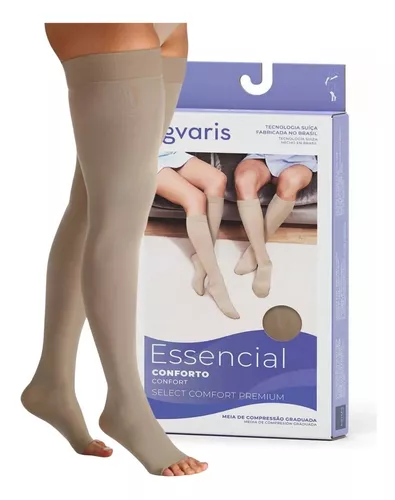 Meia Sigvaris Select Comfort Premium Meia Coxa 7/8 30-40mmhg