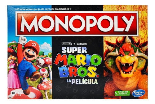 Monopoly Super Mario Bros La Pelicula Juego De Mesa Hasbro