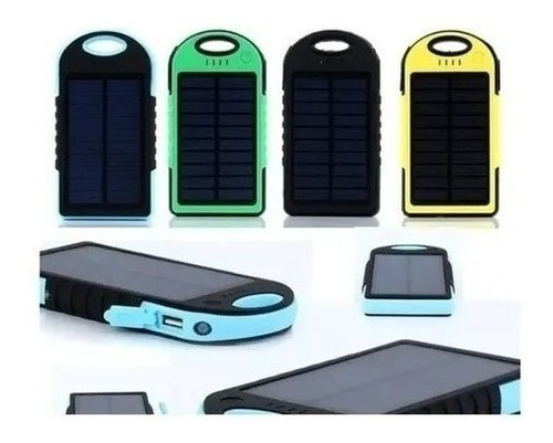 Imagen 2 de 5 de Cargador Portatil Solar De Bateria 20,000 Mah Impermeable